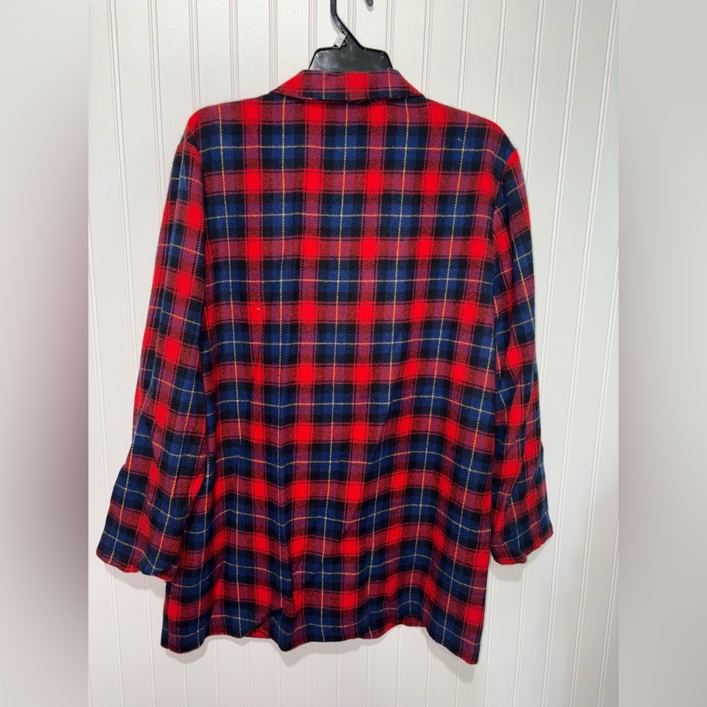Vintage Danielle B Plaid Women's Blazer| Size Large - Picture 4 of 4